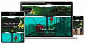 Custom Website Design, Graphic Design for Stained Glass Passion, Vero Beach Glassmith