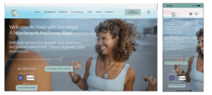 yogawithveronique.com - PWA/ Web APP with AI integration